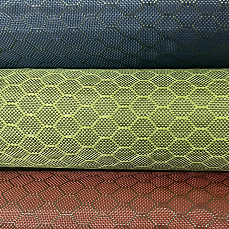 Fotballmønster Aramid karbonblandet fiberduk